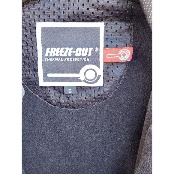 Freeze Out Thermal Protection Mens Small Moto Jacket Full Zip Detach Sleeves - Picture 6 of 15